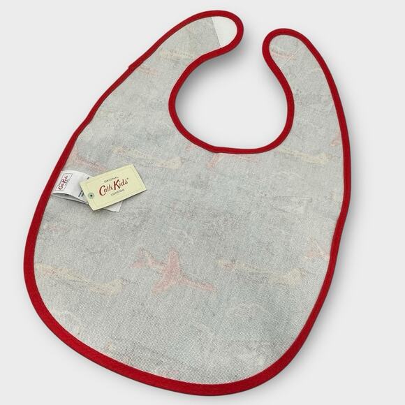 Cath Kidston London Wipeable Retro Airplane Print Bib Waterproof PVC Whimsical - Picture 3 of 7